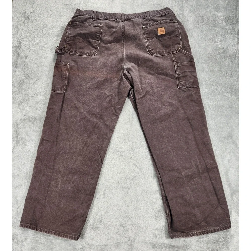 Vintage Carhartt Pants Mens 38x30 Brown B136 Double Knee Loose Fit‎ Carpenter